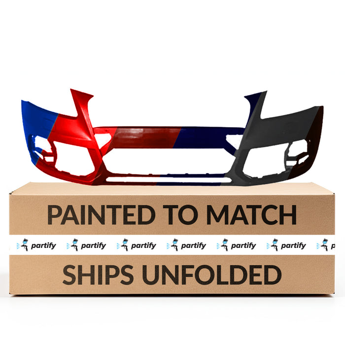 Parachoques delantero OEM para Audi Q5 (no S-Line) sin orificios para sensores y con orificios para lavafaros - 8R0807065AGRU