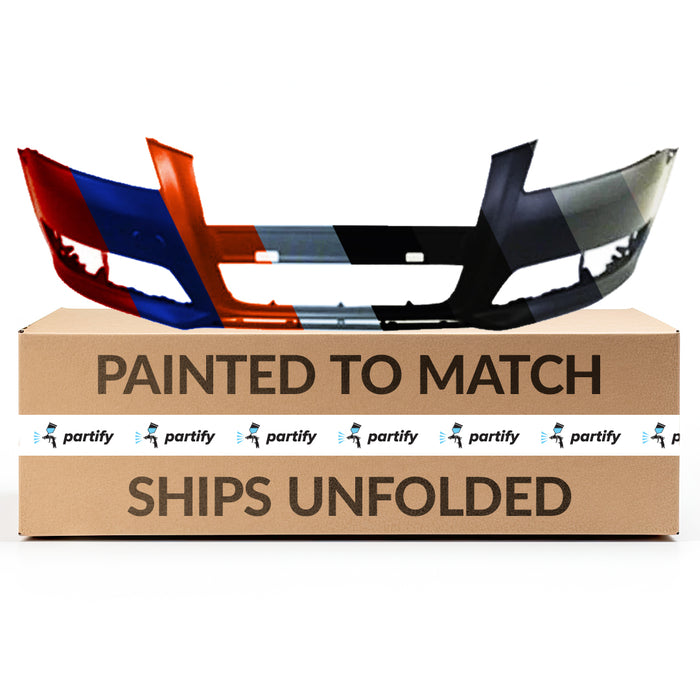 Parachoques delantero original Audi A3 con orificios para sensores y lavafaros, sin paquete deportivo - 8P0807105HGRU