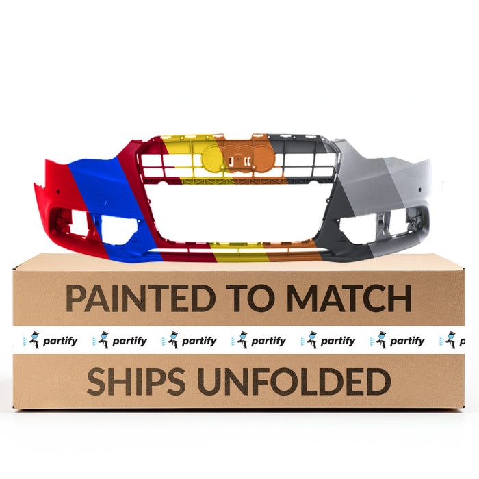 Audi A5 Quattro Cabriolet CAPA Certified Front Bumper W/O S-Line Pkg W/O Headlamp Washer W/Parking Aid Sensors Convertible/Coupe - AU1000212C