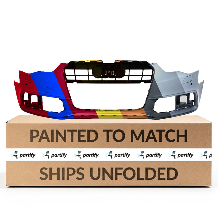 Audi S5 Cabriolet CAPA Certified Front Bumper W/Headlamp Washer W/Parking Aid Sensors Coupe - AU1000215C