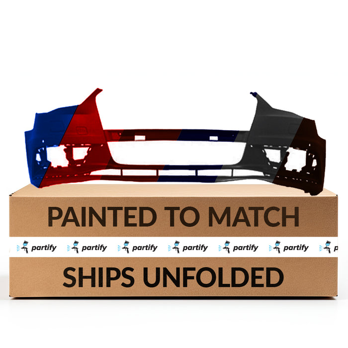 Audi A3 CAPA Certified Front Bumper With Sensor Holes/Headlight Washer Holes Sedan/Convertible - AU1000219C