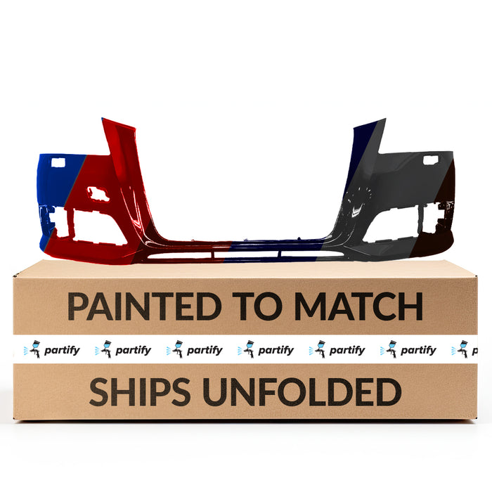 Parachoques delantero OEM Audi A3 sin orificios para sensores, con orificios para lavafaros y sin paquete deportivo - 8P0807105FGRU