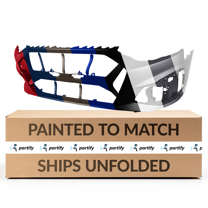 Parachoques delantero con certificación CAPA para Audi A4 Quattro sin orificios para sensores ni lavafaros - AU1000299C