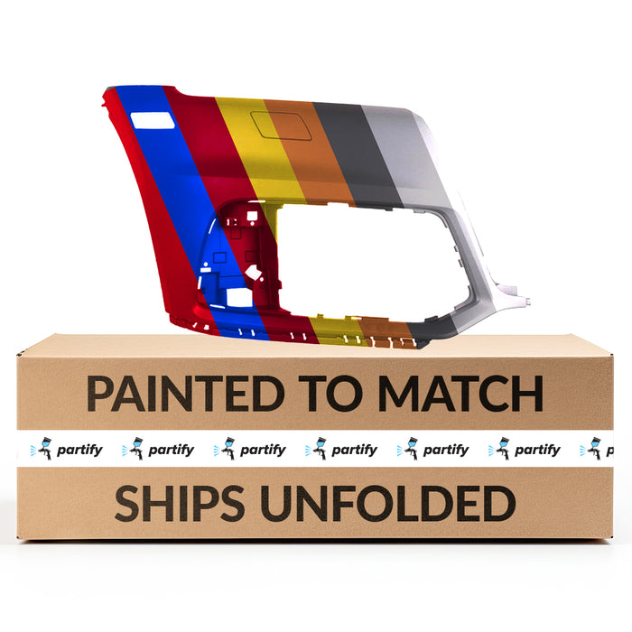 Parachoques delantero del lado del pasajero OEM para Audi Q5, sin orificios para sensores y con orificios para lavafaros - 80A807108CGRU