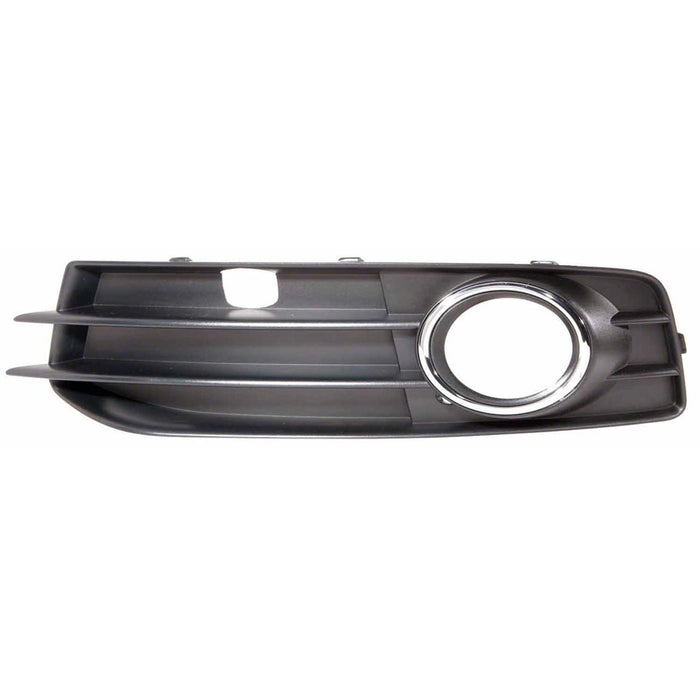 Audi A3 Front Driver Side Bumper Insert W/Sport Pkg Fog Lamp Bezel Chrome Trim - AU1038114