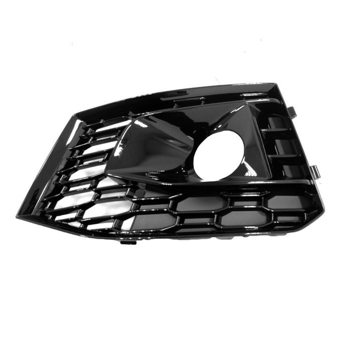 Audi RS5 Front Driver Side Bumper Insert Outer Grille For Use W/Fog Lamps Glossy - AU1038143