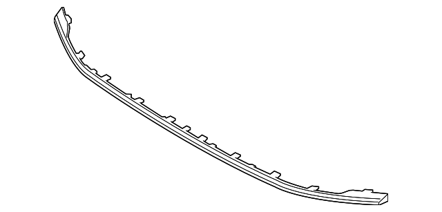 Audi Q3 Gray Front Bumper Molding With S-Line - AU1044106