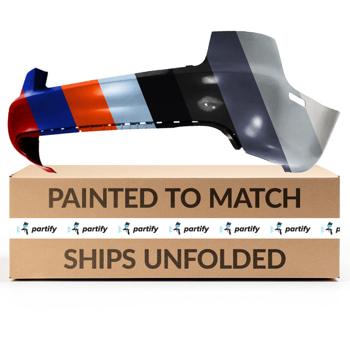 Audi A4 OEM Rear Bumper Without Sensor Holes - 8E5807303BGRU