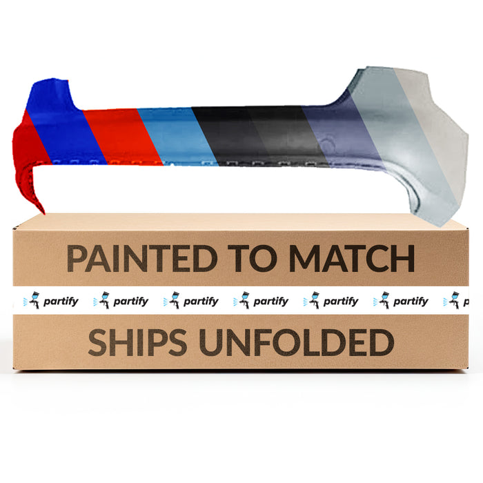 Parachoques trasero Audi A4 Sedán sin orificios para sensores - AU1100184