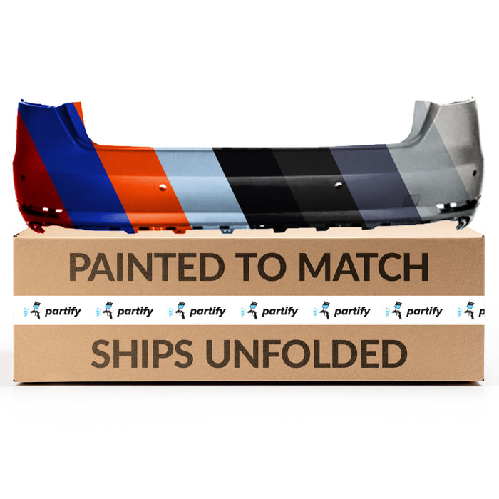 Parachoques trasero original Audi A4 con orificios para sensores Sedán - 8W5807067AGRU