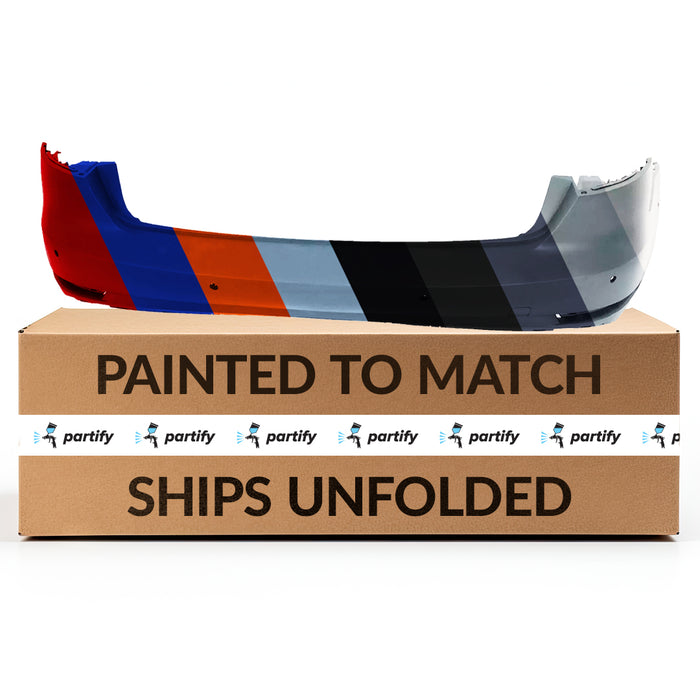 Parachoques trasero con orificios para sensores para Audi A4 Sedán - AU1100253