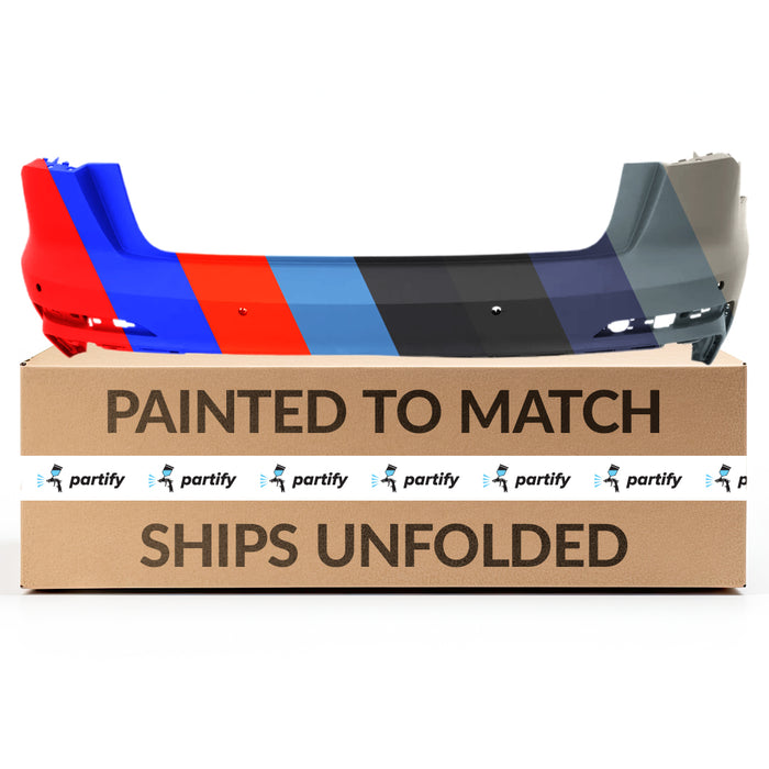 Parachoques trasero Audi A6 Quattro con orificios para sensores - AU1100261