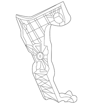 Front Passenger Side Bumper Support image