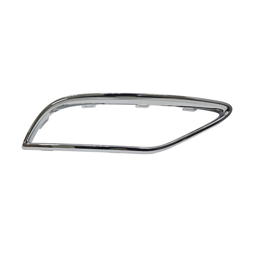 Audi Q5 Rear Driver Side Bumper Molding W/O S-Line Pkg Exh Opening Trim Chrome - AU1146108