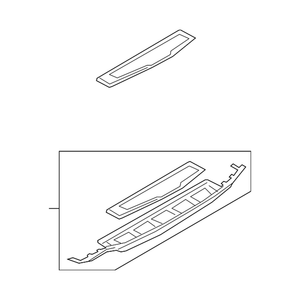 Rear Bumper Valance / Grille Kit image