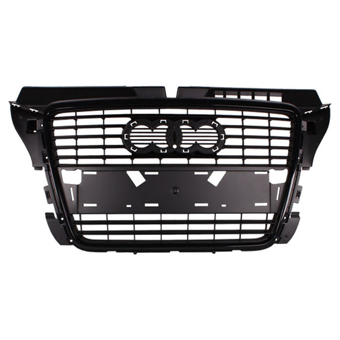 Audi A3 Grille Type 1 Brilliant W/License Hole Assembly - AU1200120