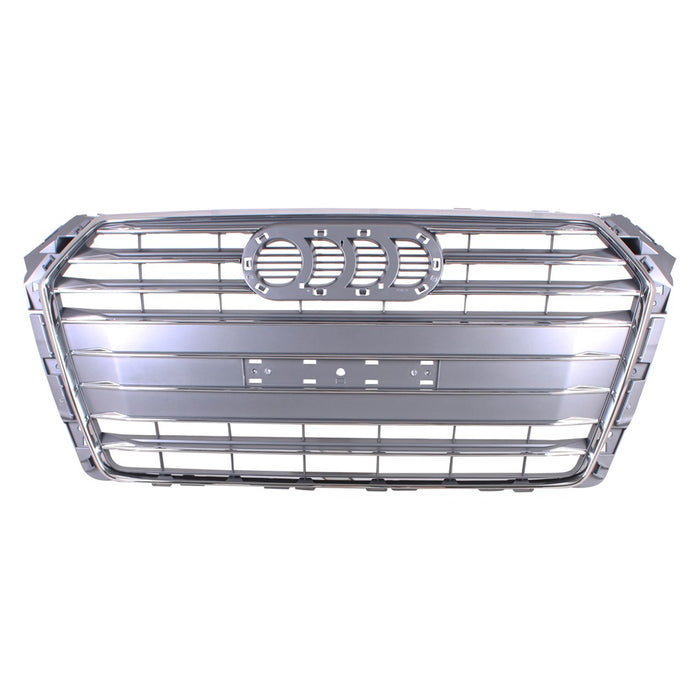 Audi A4/A4 Quattro Grille W/O S-Line Pkg W/O Parking Aid Assembly - AU1200133