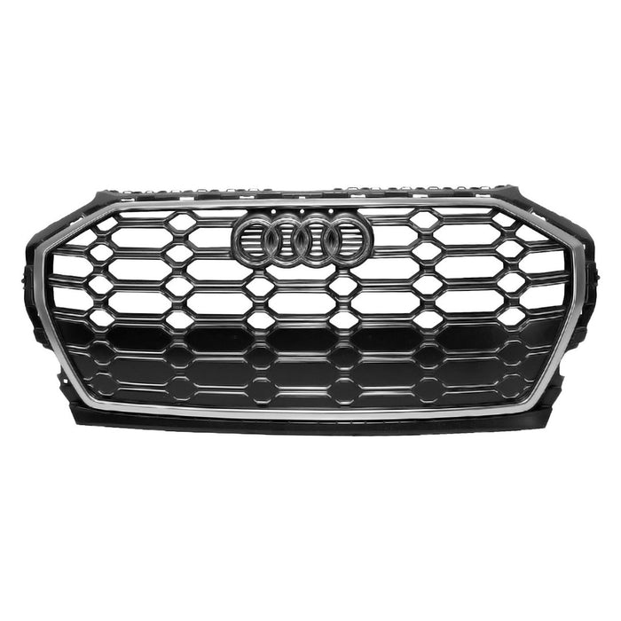 Audi Q5 Grille W/S-Line Pkg Dark Chrome High Gloss Assembly - AU1200139