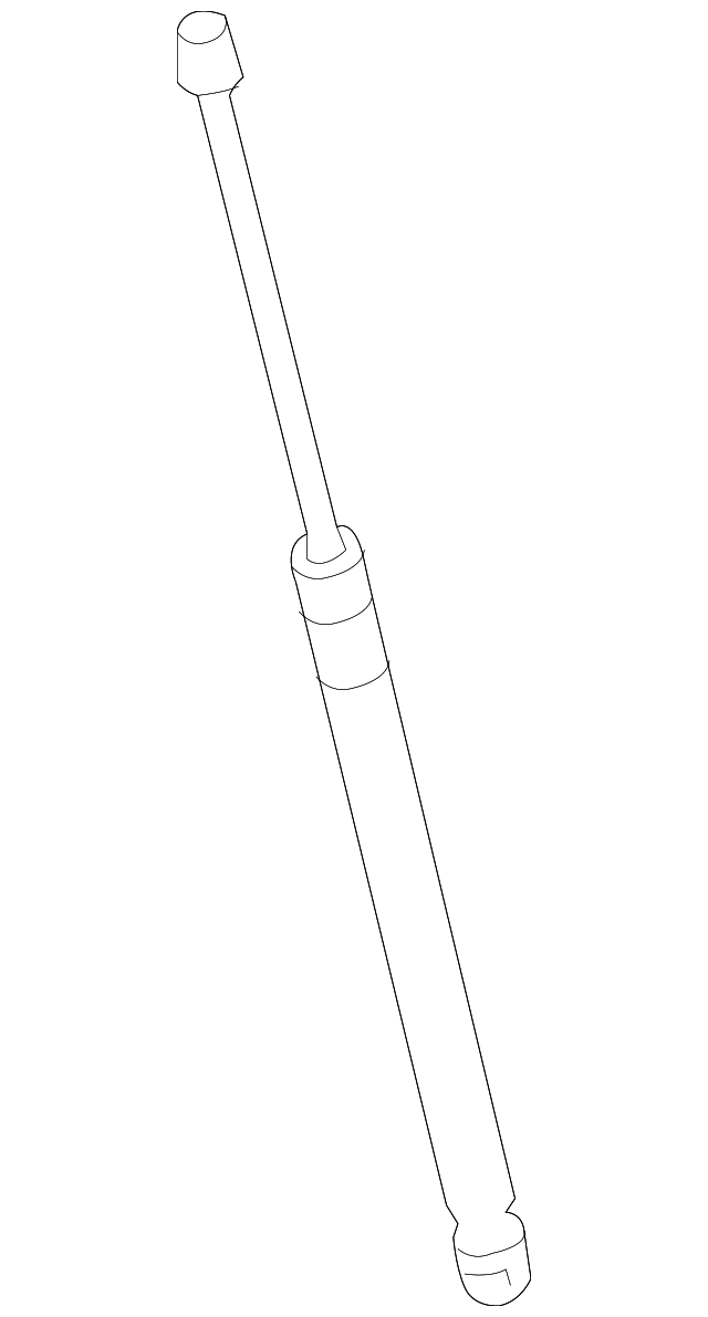 Audi A3 Quattro/S3 Gas Strut Hood Lift Support Assembly - AU1237111