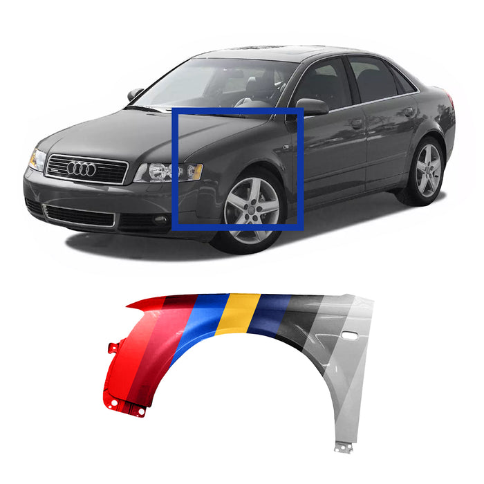 Audi A4/S4 Sedan/Wagon CAPA Certified Driver Side Fender - AU1240115C