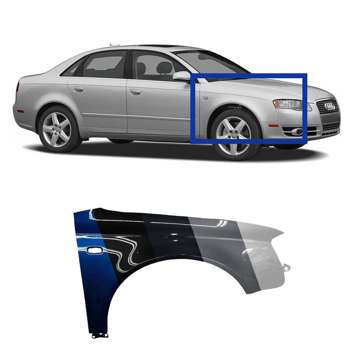 Audi A4 CAPA Certified Passenger Side Fender - AU1241117C