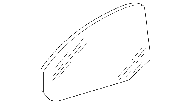 Audi Q3 Door Mirror Glass Heated - AU1324106