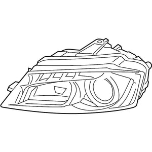 Driver Side Headlight Lens Housing image