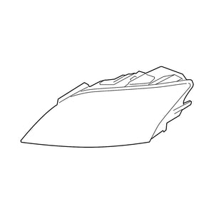 Driver Side Headlight Lens Housing image