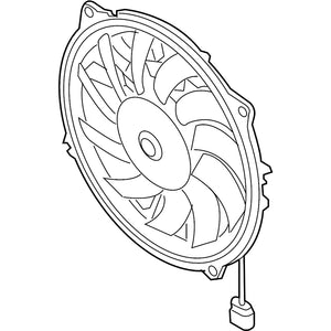 Driver Side Engine Cooling Fan Assembly image
