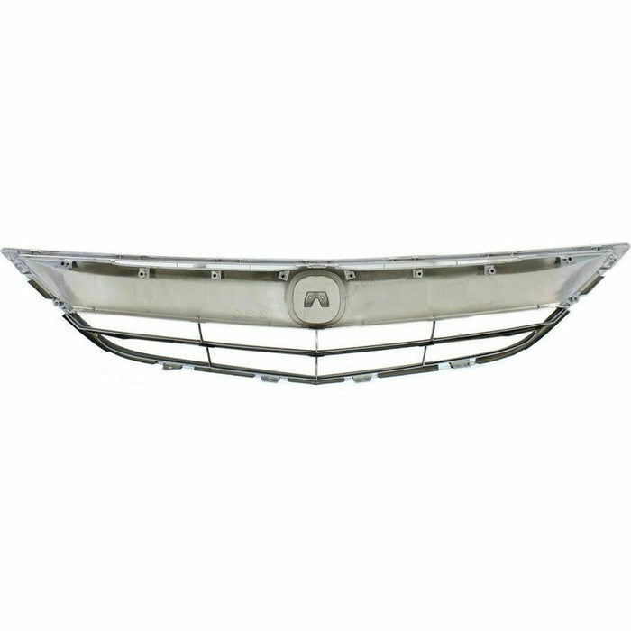 2013-2015 Acura ILX Grille With Molding Chrome & Black - AC1200117-Partify-Painted-Replacement-Body-Parts