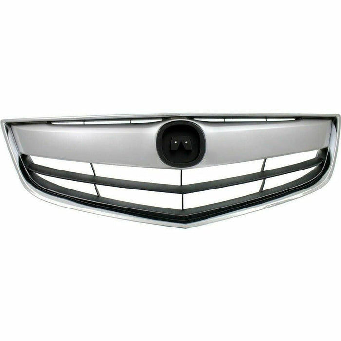 2013-2015 Acura ILX Grille With Molding Chrome & Black - AC1200117-Partify-Painted-Replacement-Body-Parts