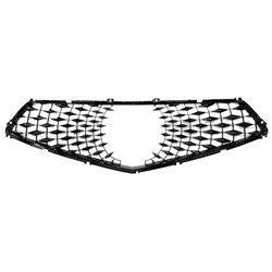 Acura TLX CAPA Certified Grille Primed Black Mesh Style Without A-Spec - AC1201100C