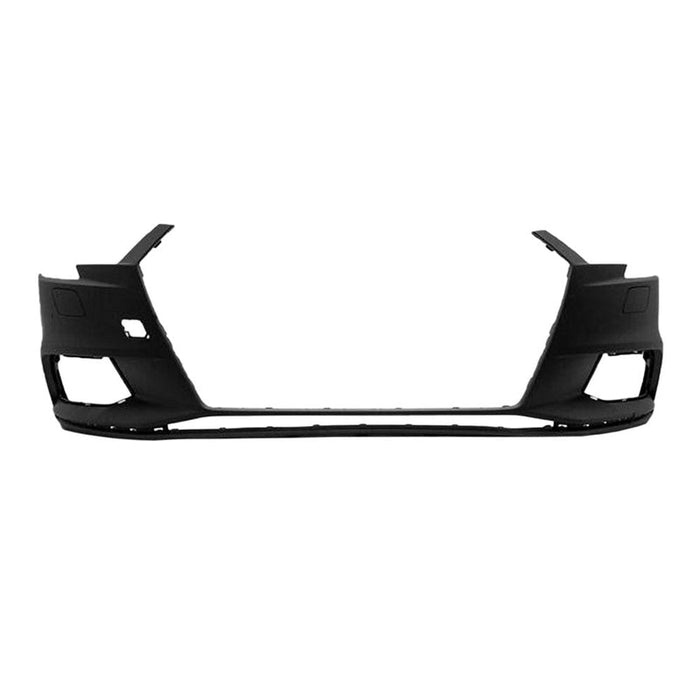 Audi A3 CAPA Certified Front Bumper Without Sensor Holes/ Headlight Washer Holes Sedan/Convertible Without Sport - AU1000243C