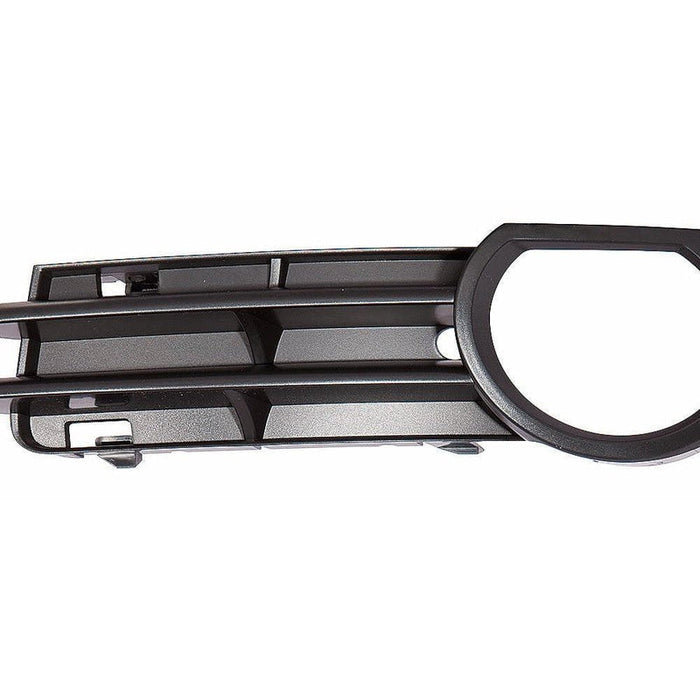 Parrilla inferior para Audi A3, con certificación CAPA, lado del conductor, con orificio para faros antiniebla, color negro mate, sin acabado Sport - AU1038103C