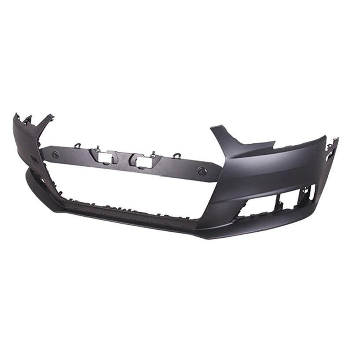 Audi A4 CAPA Certified Front Bumper Without Sensor Holes/ Headlight Washer Holes - AU1000235C