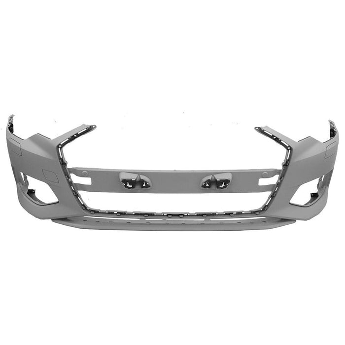 Audi A6 Quattro CAPA Certified Front Bumper Without Sensor Holes With Headlight Washer Holes - AU1000291C