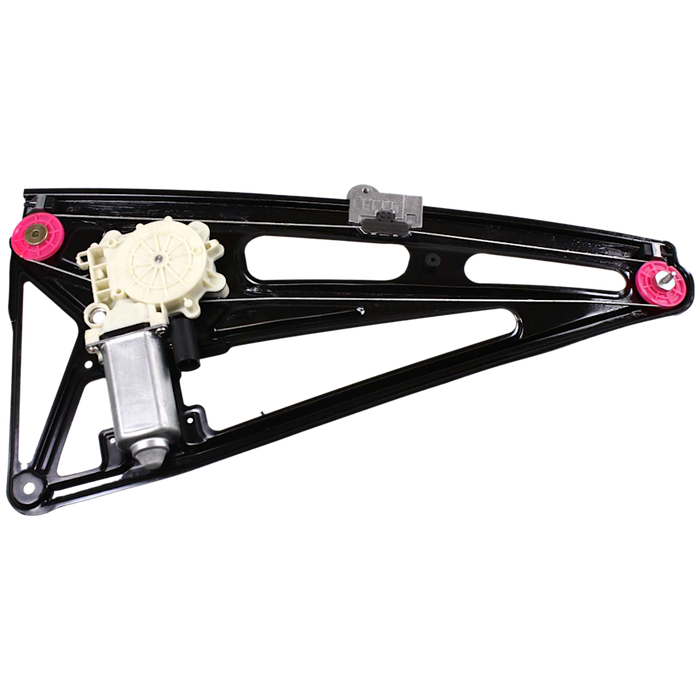BMW 740i/750iL Rear Driver Side Window Regulator W/Motor W/O Auto Theft Deterrent - BM1550104