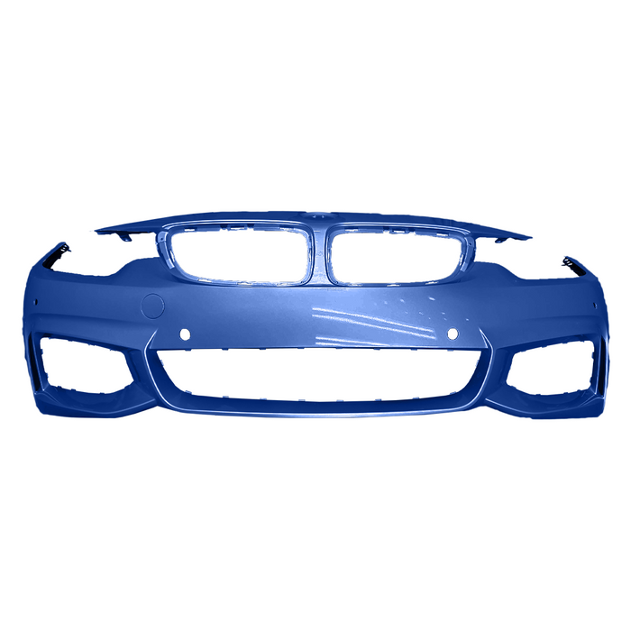 BMW 428I CAPA Certified Front Bumper W/O Sensor Holes Convertible With M-Package - BM1000338C