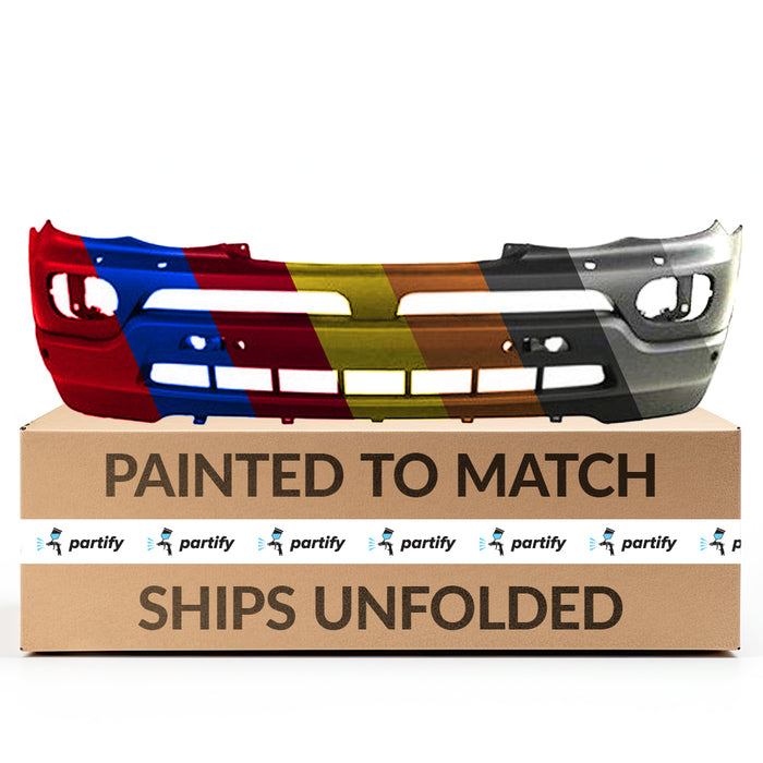 BMW X5 CAPA Certified Front Bumper With Sensor Holes/Headlight Washer Holes - BM1000166C