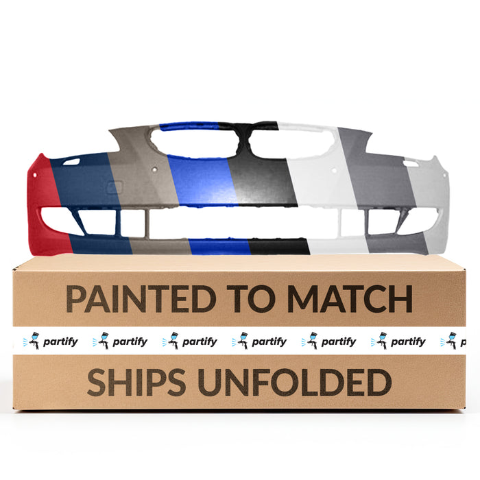 BMW 5 Series CAPA Certified Front Bumper With Sensor Holes Without M-Package - BM1000193C
