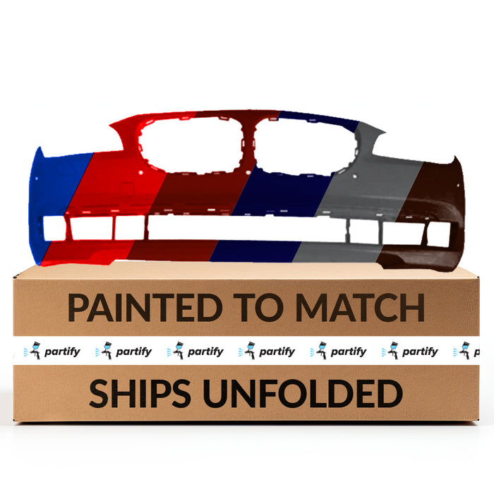 BMW 7 Series CAPA Certified Front Bumper With Sensor Holes/Headlight Washer Holes With Tow Hook HoleWithout M-Package - BM1000231C