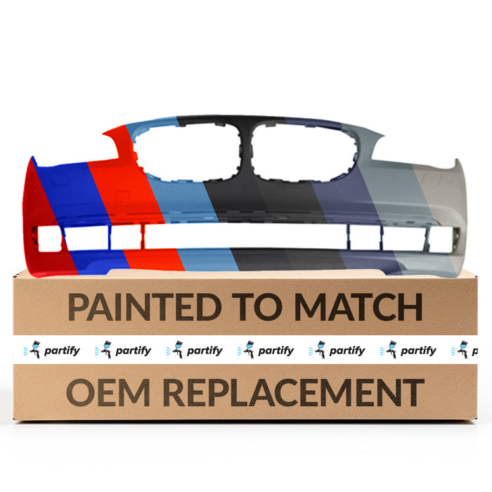 BMW 740i/740Li/750i/750Li/760Li ActiveHybrid/Base/M Sport CAPA Certified Front Bumper F01|F02|F04 W/O M Pkg W/O Pdc W/O Side View Cameras - BM1000232C