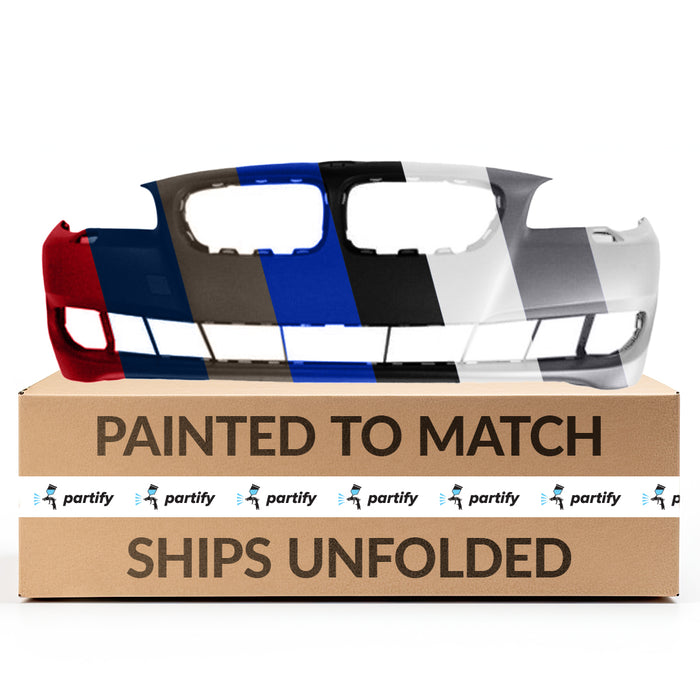 Parachoques delantero con certificación CAPA para BMW Serie 5 Sedán, sin orificios para sensores - BM1000243C