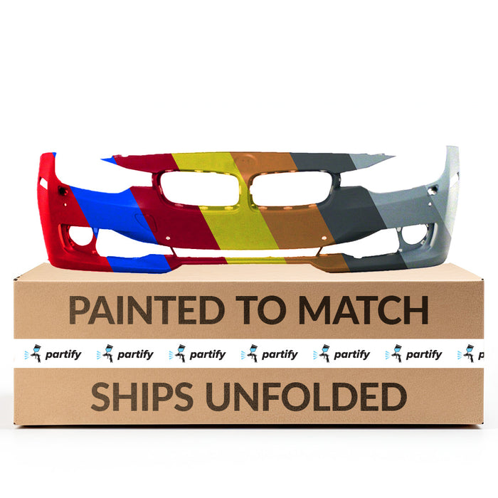 BMW 328i/335i CAPA Certified Front Bumper F30 W/H/Lamp Washer W/Pdc W/O Park Assist W/O Camera - BM1000259C