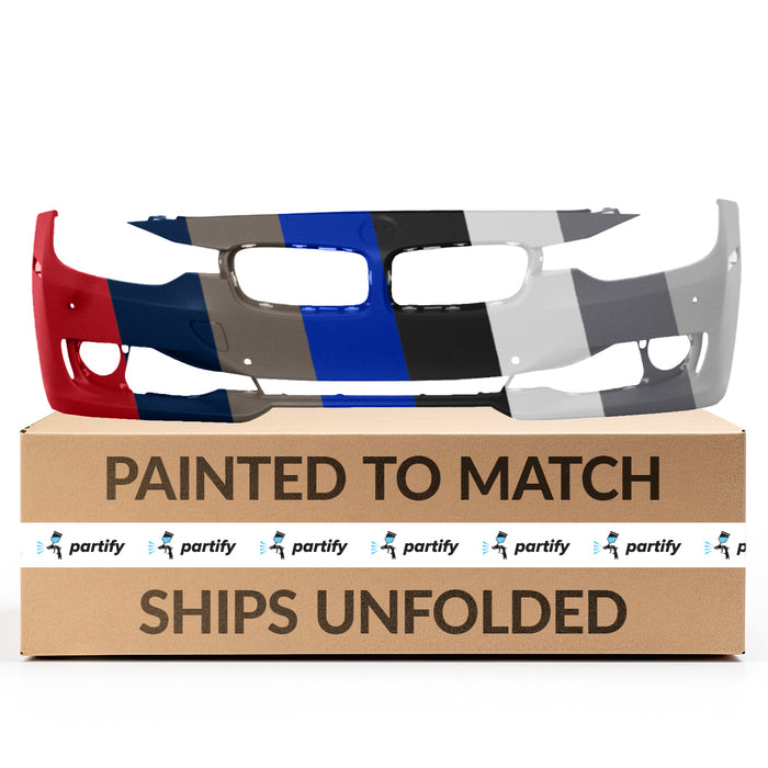 BMW 328i/335i Front Bumper F30 W/O H/Lamp Washer W/Pdc W/Park Assist W/Camera - BM1000262