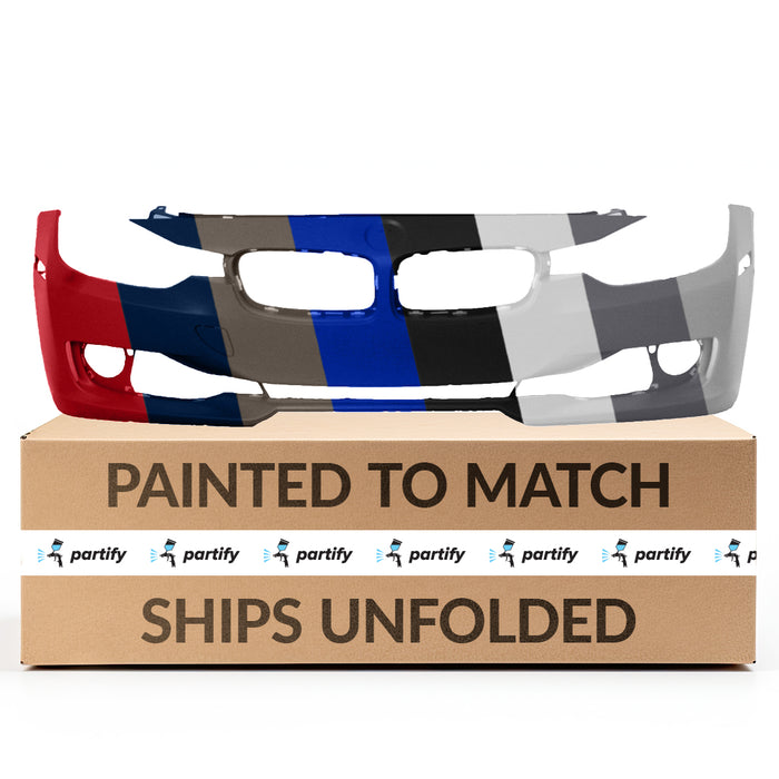 BMW 328i/335i Front Bumper F30 W/O H/Lamp Washer W/Pdc W/Park Assist W/O Camera - BM1000263