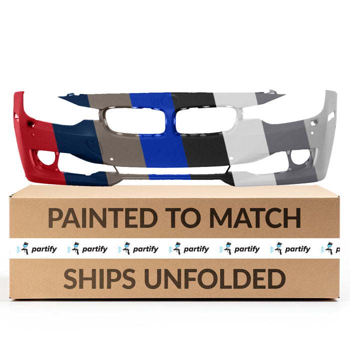 BMW 328i/335i CAPA Certified Front Bumper W/H/L Washer W/Pdc W/O Park Asst W/Camera Modern Luxury Sport Pkg - BM1000269C