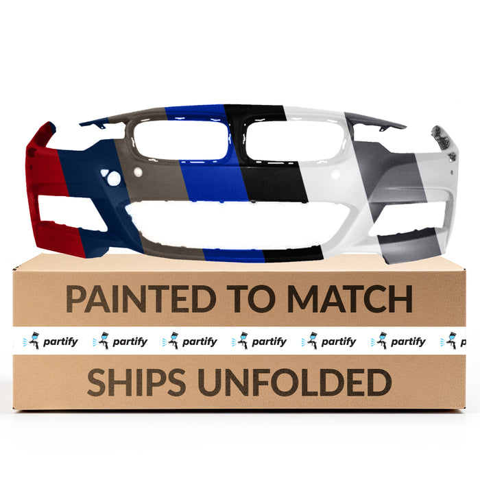 BMW 330E CAPA Certified Front Bumper Without Sensor Holes Sedan With M-Package - BM1000288C