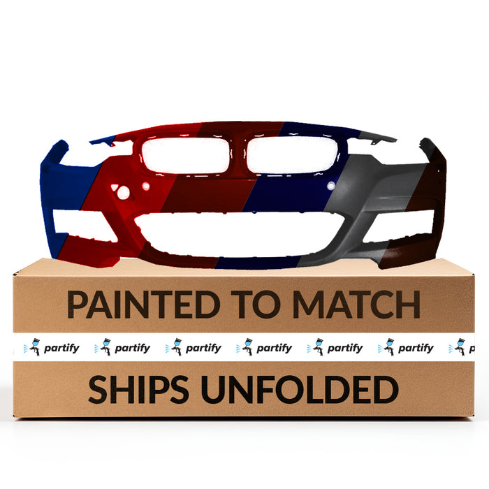 BMW 330E CAPA Certified Front Bumper Without Sensor Holes Sedan With M-Package - BM1000289C