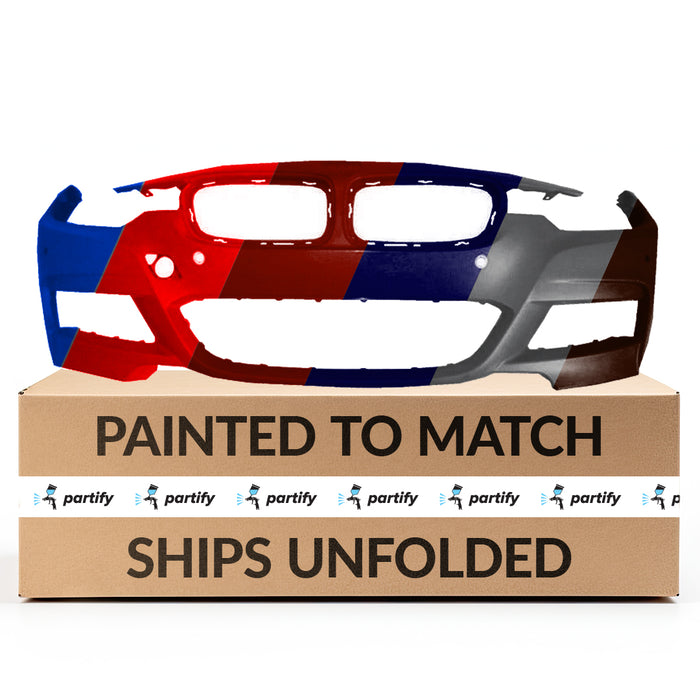 BMW 330E Front Bumper Without Sensor Holes Sedan With M-Package - BM1000293